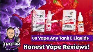 Honest Review 88 Vape E Liquids (e juice | e liquid)