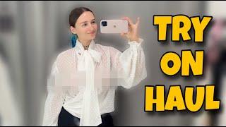 [4K] See-Through Try-On Haul With Klara Si | Transparent clothes