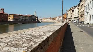 Along River Arno, Pisa, Italy.