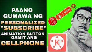 HOW TO MAKE YOUR OWN "SUBSCRIBE" AND BELL BUTTON ANIMATION | MOBILE PHONE ONLY!