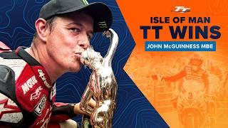 All of John McGuinness MBE's TT Wins... so far | Isle of Man TT Races | 2024