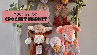 Crochet Mock Setup | Market Booth Ideas | Crochet Market Setup