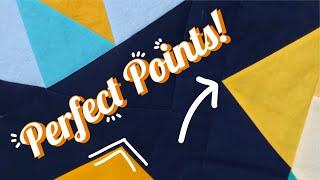 How to Save Your Perfect Points During Quilt Assembly!