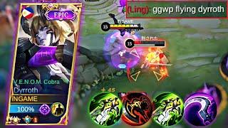 MOONTON THANKS FOR THIS NEW FYLING V.E.N.O.M COBRA DYRROTH | 1 SHOT BUILD + PETRIFY GOD MODE COMBO!