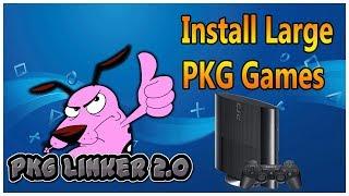 How To Install Large PKG Games With PKG Linker V2 HFW 4.84.2 ( 2019 )