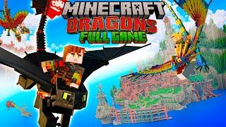 Minecraft x How To Train Your Dragon DLC - Full Gameplay Playthrough (Full Game)