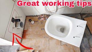 Kohler L&key wallhung toilet installation