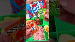 Packing School Lunch with CANDY Food *BENTO Box* Satisfying Video ASMR! 