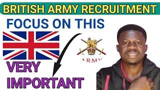 Update: 2024 British Army recruitment| important information for all commonwealth applicants