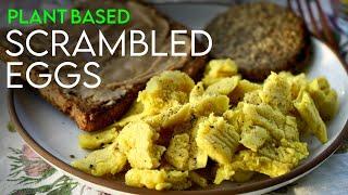 Plant-Based Scrambled Eggs | Easy Oil-Free Vegan Recipe!