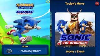 Sonic Dash Racing Game - Movie 1 Runners Event: Baby Sonic, Teen Sonic, Longclaw vs Bosses Gameplay