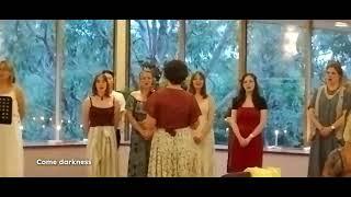 Advanced Diploma of Rudolf Steiner Education Graduates singing at graduation ceremony