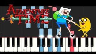 Adventure Time Theme (Piano Tutorial)