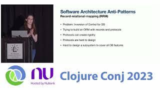 "Consequential Clojure Architectures" by Janet Carr