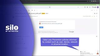 Secure third-party application access without a download