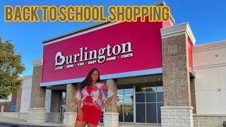 Back to school shopping at Burlington with me!