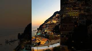 Positano by night  #positano #positanoitaly #roomwithaview #beautifuldestinations #travelshorts