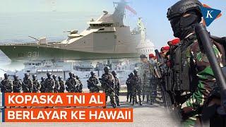 Kopaska TNI AL Kawal KRI RE Martadinata-331 Berlayar ke Hawaii