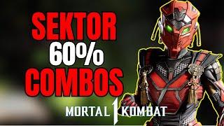 SEKTOR HAS 60% COMBOS! - Mortal Kombat 1 - INSANE DAMAGE - (Kombat League)