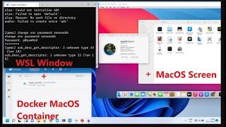 WSL+Docker+Apple MacOS X Big Sur installation in Windows 11