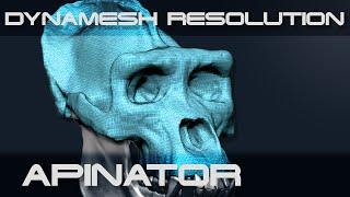 030 Mechanical Skull - Dynamesh Resolution