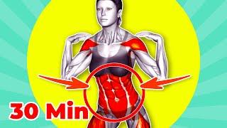  30-Min Standing Belly Blaster  Get a Slim Waist Fast!