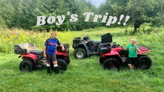 Boy's Weekend Up North - ATVs, Campfires, Cainsaws & More!!