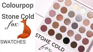 ColourPop Stone Cold Fox SWATCHES ONLY