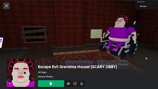 Escape Evil Grandma House! Roblox Obby game play through guide