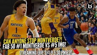 Can Anyone Stop Montverde?!? FAB 50 #5 IMG vs #1 Montverde Streaming Live!