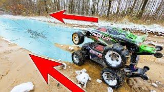 Welches RC Fahrzeug fährt besser über das EISWASSER?