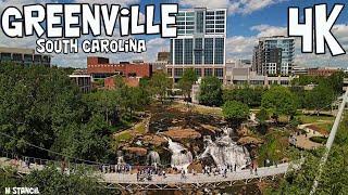 Greenville, South Carolina 4K (DJI Mavic Air 2 Drone Footage)