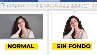 COMO ELIMINAR EL FONDO A UNA IMAGEN EN WORD 2024 [ EN 2 MINUTOS  ] ️