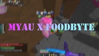 Dominating Hypixel UHC w/ Myau x Foodbyte ft. Chiterl singing at the end