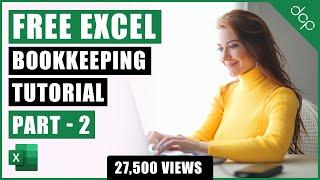 Bookkeeping for Small Business - Excel Tutorial - Part 2 - Invoice Template - Bookkeeping Training