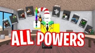 So I used ALL POWERS in Roblox Murder Mystery 2...