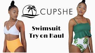 Cupshe Swimsuit Try-On Haul | South African YouTuber | Kgomotso Ramano