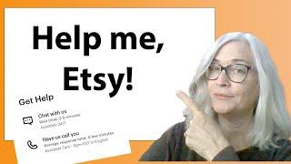 The trick to contacting Etsy help and support when they make it hard to figure out!