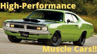 9 Unique High Performance Muscle Cars!!