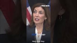 Kathy Hochul loses it over arrest of NYC mayoral candidate: 'BULL----' #shorts