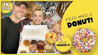 Kylee Makes a Donut! | Tour a Donut Shop and Learn How to Make a Donut!