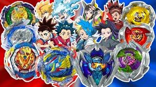 TEAM PERSONA vs BURST BIG 5 | CROSSGEN | BEYBLADE X vs BEYBLADE BURST