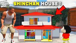 GTA V : Franklin Build Real Shinchan House to Surprise Shinchan in GTA 5 | in Telugu