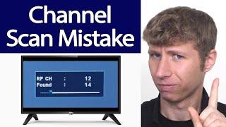 Use a TV Antenna? Don’t Run a Channel Scan in This Situation