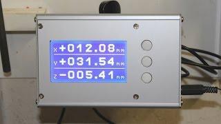 DIY 3 axis digital caliper readout unit (DRO)