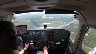 Landing on RWY15 in LLIB (Rosh-Pinah Airport) | C172 | w/ATC