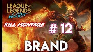 WILD RIFT MONTAGE | LOL | BRAND =12  #shorts #lolwr #wildrift