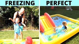 Parent Life Hack for Summer - Warm Pool Water