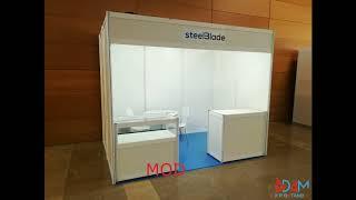 Exhibition Stand Design Spain, Modular Exhibition Stands, Shell Scheme Madrid Adam Expo Stand