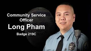 SJPD CSO Long Pham Memorial Service